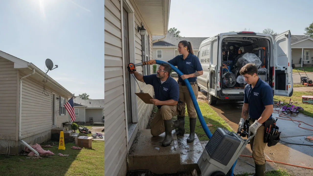 Ceiling Water Damage Restoration in Cranfills Gap, TX near me